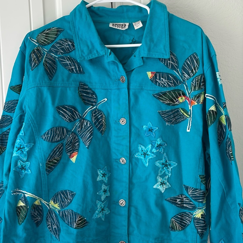 Chico’s Design Jean Jacket Size 3